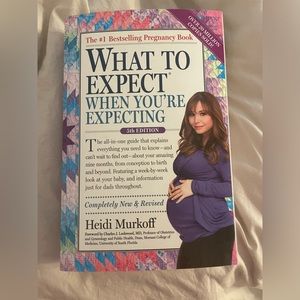 “What to expect when you’re expecting” book, brand new.